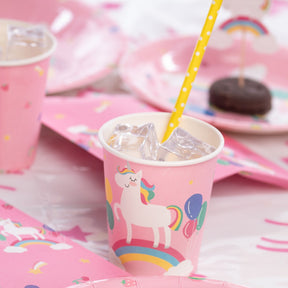 110pc Unicorn Birthday Party Supplies & Décor Kit For 12 Guests