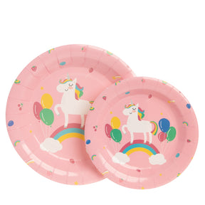 110pc Unicorn Birthday Party Supplies & Décor Kit For 12 Guests