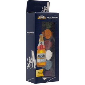 6pk Modelo Sugar Skull Bottle Markers - Bottleneck Drink Tags