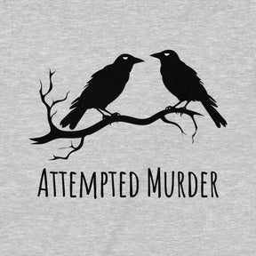 "Attempted Murder" Premium Midweight Ringspun Cotton T-Shirt - Mens/Womens Fits