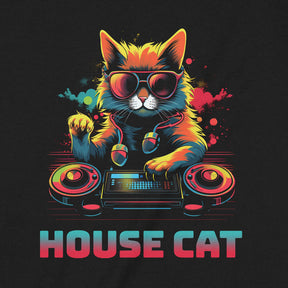 "House Cat" Premium Midweight Ringspun Cotton T-Shirt - Mens/Womens Fits