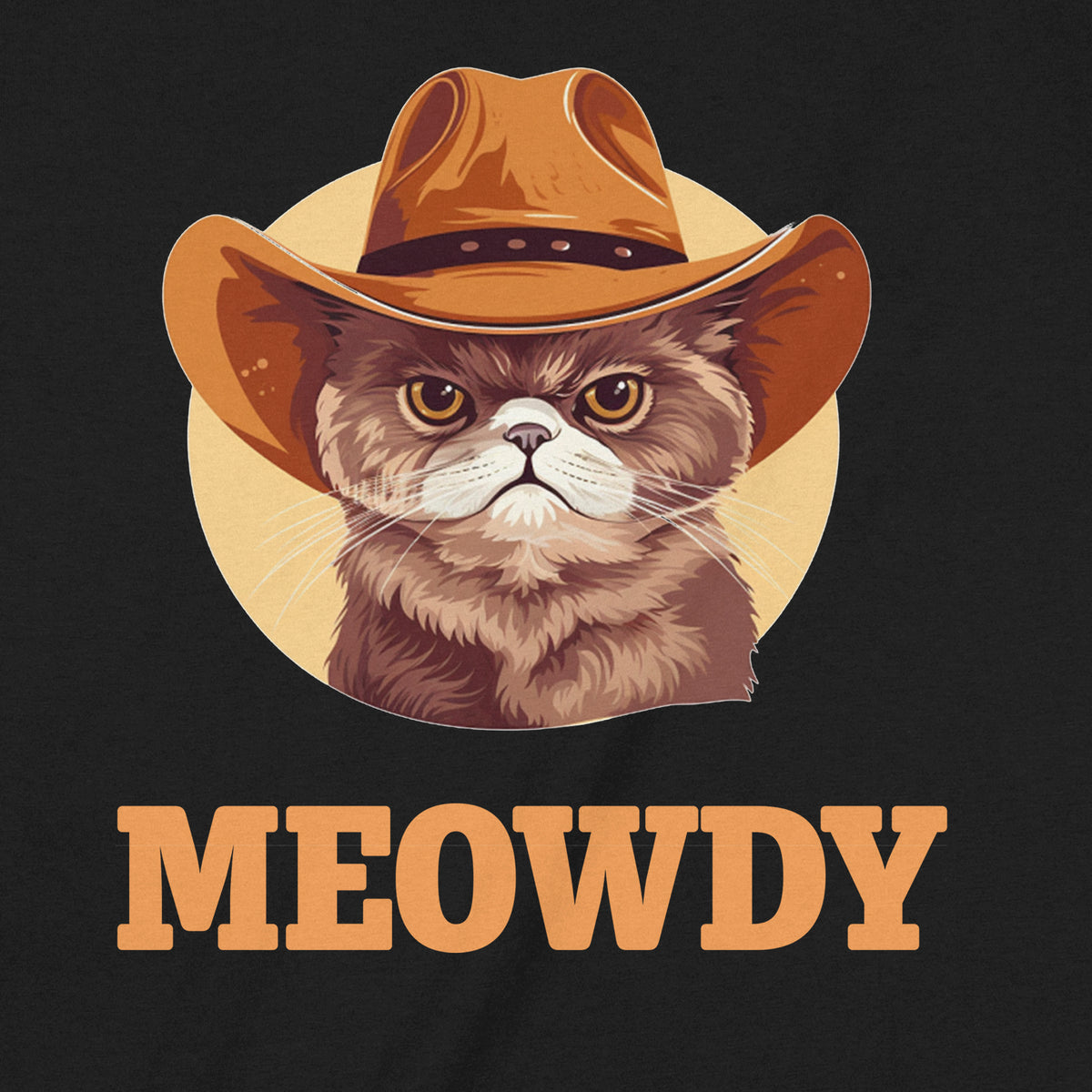"Meowdy" Premium Midweight Ringspun Cotton T-Shirt - Mens/Womens Fits