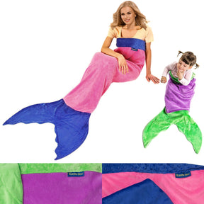 The Original Mermaid Blanket For Kids & Adults By Blankie Tails