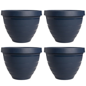 4pk Self-Watering Easy Care 11.5” Planter Pots By HC Companies