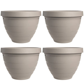 4pk Self-Watering Easy Care 11.5” Planter Pots By HC Companies