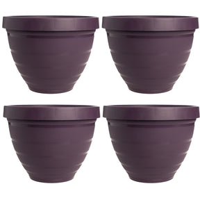 4pk Self-Watering Easy Care 11.5” Planter Pots By HC Companies