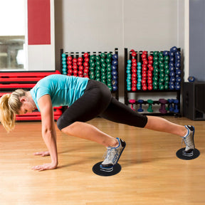 7pc Exercise Set – Ab Roller, Pushup Bars, Sliders, Jump Rope