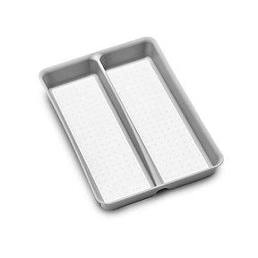 Madesmart 2 Section Utensil Tray – Nonslip Drawer Organizer