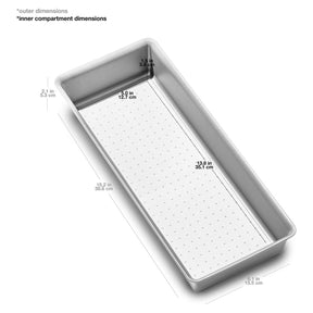 Madesmart Drawer Organizer 15" Tray – Nonslip Modular Storage