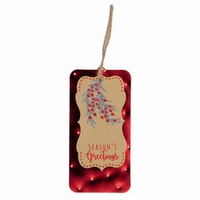 24ct Big Premium Foil Glitter Christmas Holiday String Gift Tags
