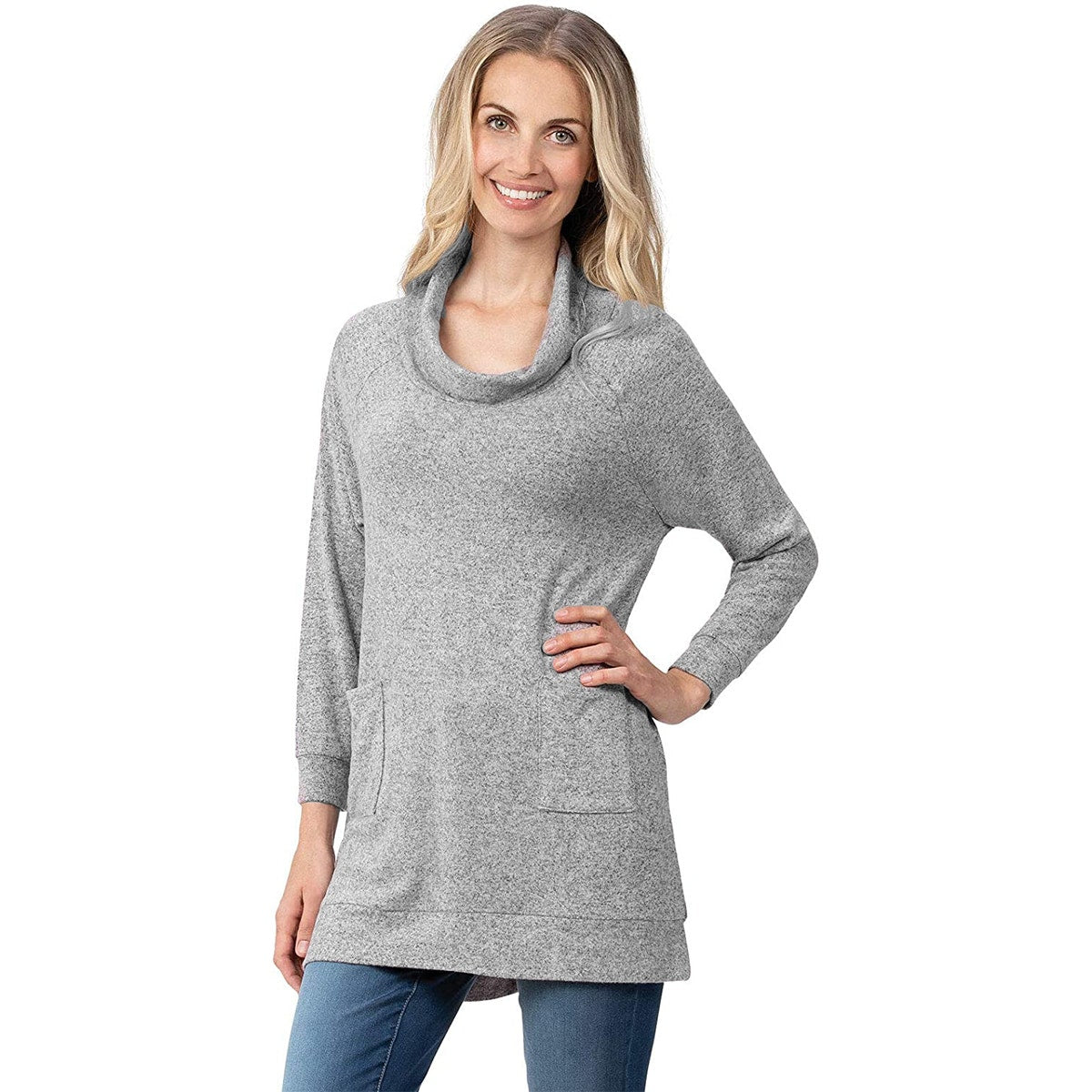 Addison Meadow Women’s Cowl Neck Tunic Sweater – Soft, Stylish