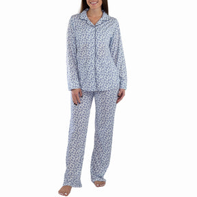 2pc Addison Meadow Womens Boyfriend Pajamas – Smooth Knit