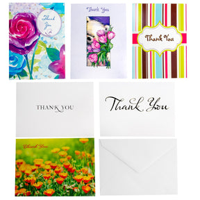 60ct Blank Thank You Cards & Envelopes By Designer Greetings