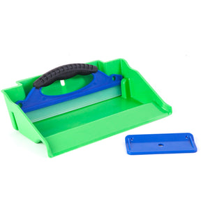 Mess Up Tray Wet/Dry Squeegee & Dustpan Set with Mounting Plate