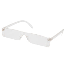 Shark Eyes Semi-Rimless Reading Glasses & Case for Men & Women