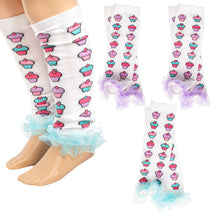 4pk Baby-Little Girl Leg Warmers – Cute Ruffles & Patterns