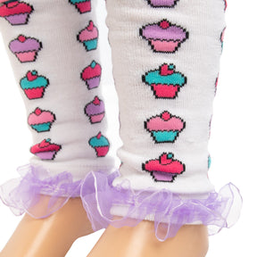 4pk Baby-Little Girl Leg Warmers – Cute Ruffles & Patterns
