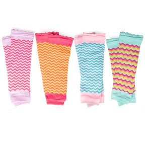 4pk Baby-Little Girl Leg Warmers – Cute Ruffles & Patterns