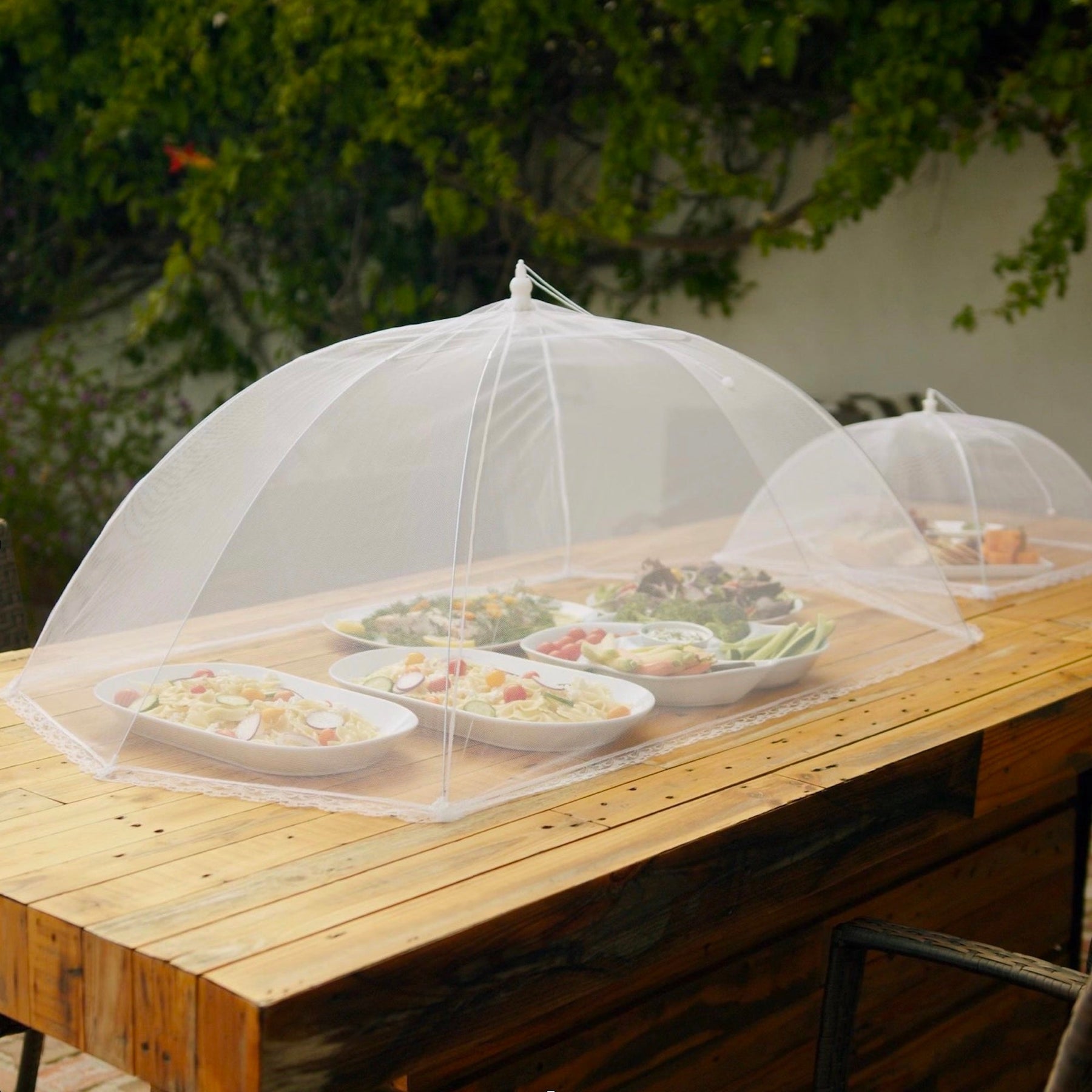 6pk Pop-Up 17x17” Large Outdoor Food Covers - Keep Bugs Out