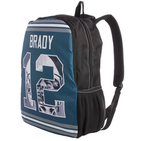 Boys 17" Backpack By Fab NY - NFLPA All American Tom Brady 12