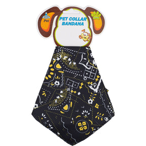 3pk Bandana Dog Collar Accessory – Classic Paisley Pet Bibs (Medium/Large)