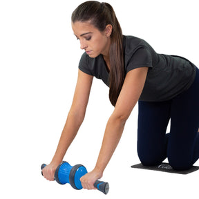 2-In-1 Roller Massager Ab Wheel Exerciser – Strength & Relief