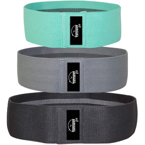 3pc Resistance Bands Set – 3 Sizes For Stretching, Strengthening