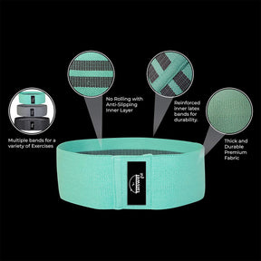 3pc Resistance Bands Set – 3 Sizes For Stretching, Strengthening