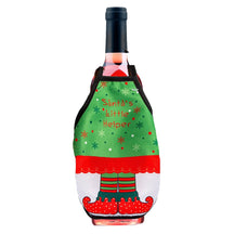 Holiday Bottle Apron for Wine & Beer - Cuter Than A Gift Bag!