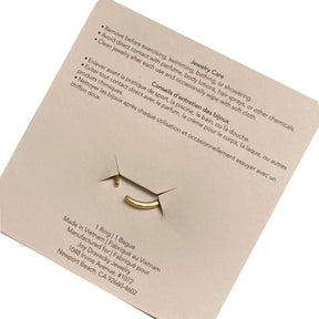 Joy Dravecky Chloe Ring – Cubic Zirconia, Gold-Plated, Size 6-8