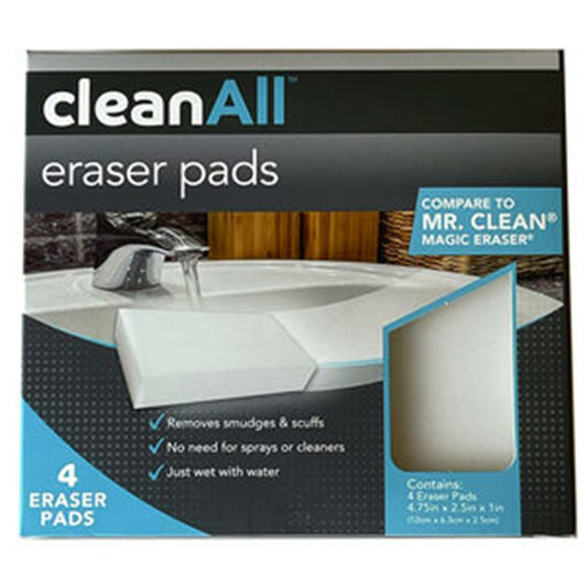 CleanAll Eraser Pads – Removes Smudges & Scuffs, Just Wet To Use