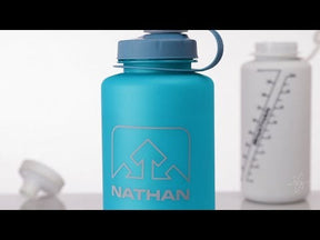 Nathan BigShot 1 Liter Hydration Bottle – Leak-Proof, Soft Sip