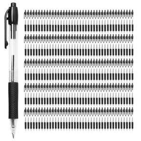 200pk Rubber Grip Retractable Ballpoint Pens By Simply Genius