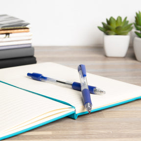 200pk Rubber Grip Retractable Ballpoint Pens By Simply Genius