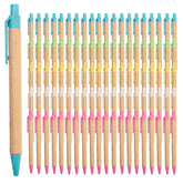 100pk Eco-Friendly Retractable Ballpoint Pens By Simply Genius