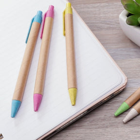 100pk Eco-Friendly Retractable Ballpoint Pens By Simply Genius