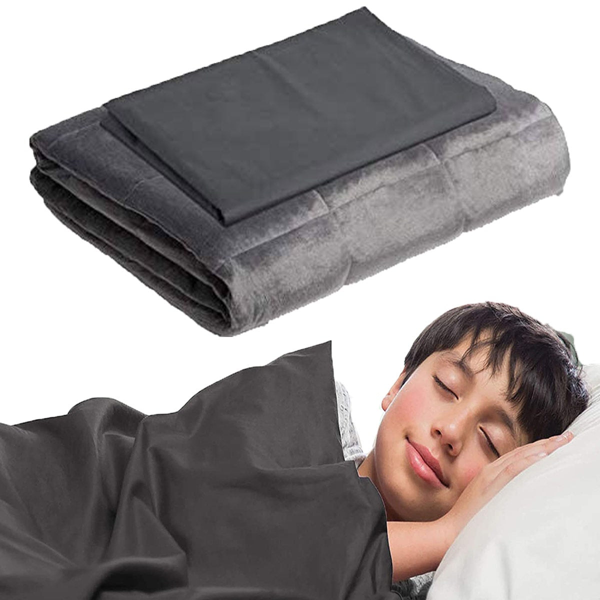 Calming Comfort Weighted Blanket Duvet Cover - 100% Cotton