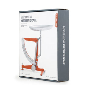 Mechanical Kitchen Scale By Kikkerland - Analog, Removable Bowl