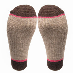 2pk Women’s Merino Wool Blend Socks - Heavyweight Hiking Crew