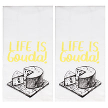 2pk Splash 100% Cotton Kitchen Towels - Fun Designs, Dry Humor!