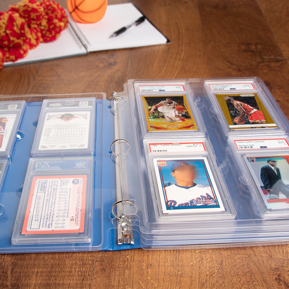 Collectible Card Binder Storage Tray - PSA Graded Cards