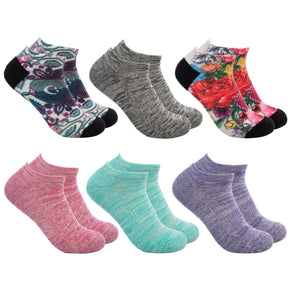 6pk Union Bay Women’s Low-Cut Liners – Stylish No-Show Socks