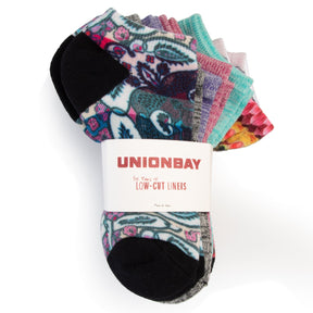 6pk Union Bay Women’s Low-Cut Liners – Stylish No-Show Socks