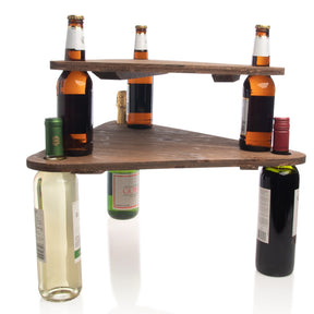 Tiered Triangular Make-a-Table Home Décor - Use Wine-Beer Bottles