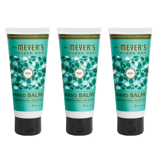 3pk Mrs. Meyer's Hand Balm Moisturizing Shea Butter Lotion – Basil