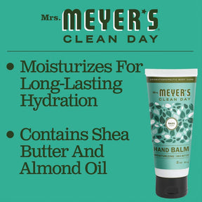 3pk Mrs. Meyer's Hand Balm Moisturizing Shea Butter Lotion – Basil