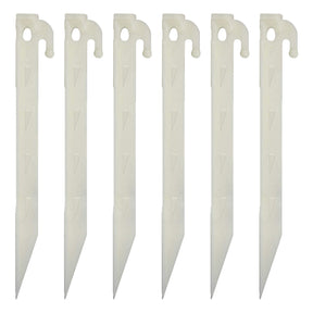 Zinx Interlocking Pegs 9” Tent Stakes – Glow-In-The-Dark