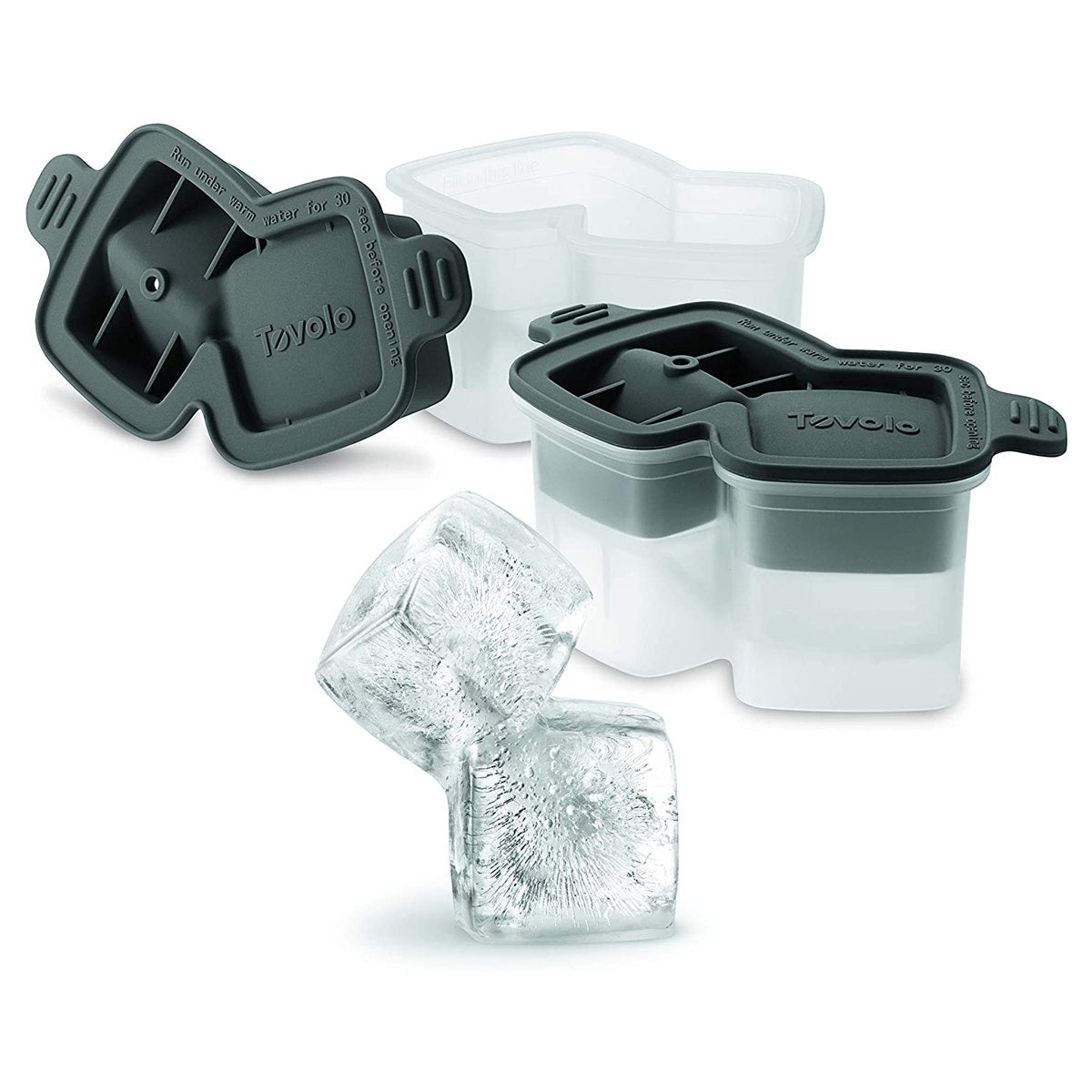 2pc Tovolo Double Rocks Ice Cube Mold – Chill Mixed Drinks Longer