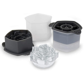 2pc Tovolo Rose Shaped Ice Molds – Elegant Cocktails & Drinks
