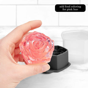 2pc Tovolo Rose Shaped Ice Molds – Elegant Cocktails & Drinks